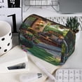 thumbnail image 7 of Sikiie Charming Garden Patio Print Flip Double-layer Pencil Case, All-purpose Stationery Bag for Study and Office, Zipper Design, Unisex, 7 of 7