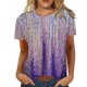 thumbnail image 2 of Puntoco, camiseta de manga corta suelta con cuello redondo y estampado informal de verano a la moda para mujer, blusa, Jersey Puntoco Puntoco-4669, 2 of 6