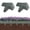 Gray, variant on Garden Edging Kits,No-Digging Garden Plastic Fences with 30 Gray Stakes Landscaping Border for Flower Beds,Yards,Lawns (25ft Length)