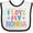 White and Black, variant on Inktastic I Love My Nonna Baby Clothes Girls Baby Bib