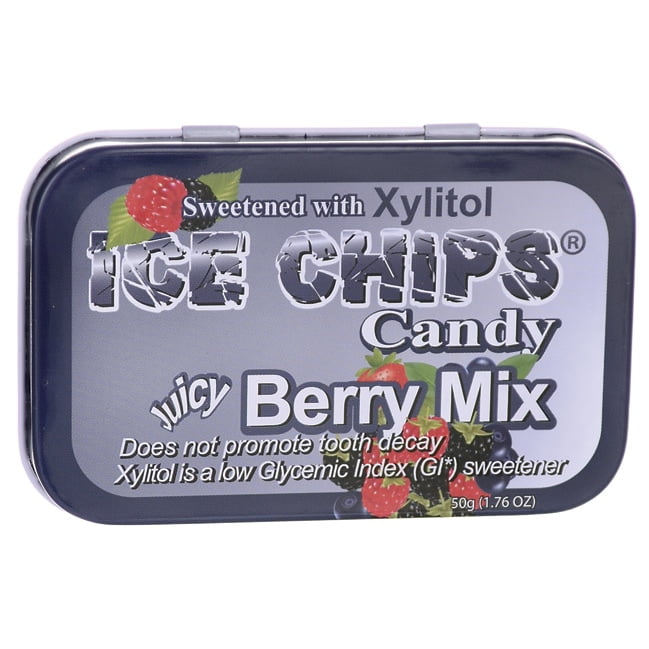 Ice Chips Xylitol Mints Juicy Berry Mix 1.76 oz.