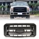 thumbnail image 4 of Parrilla frontal del radiador HAPSO negro mate para F250 2011-2016, 4 of 7