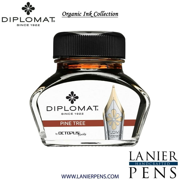 Diplomat Octopus 30ml Ink Bottle - Pine Tree