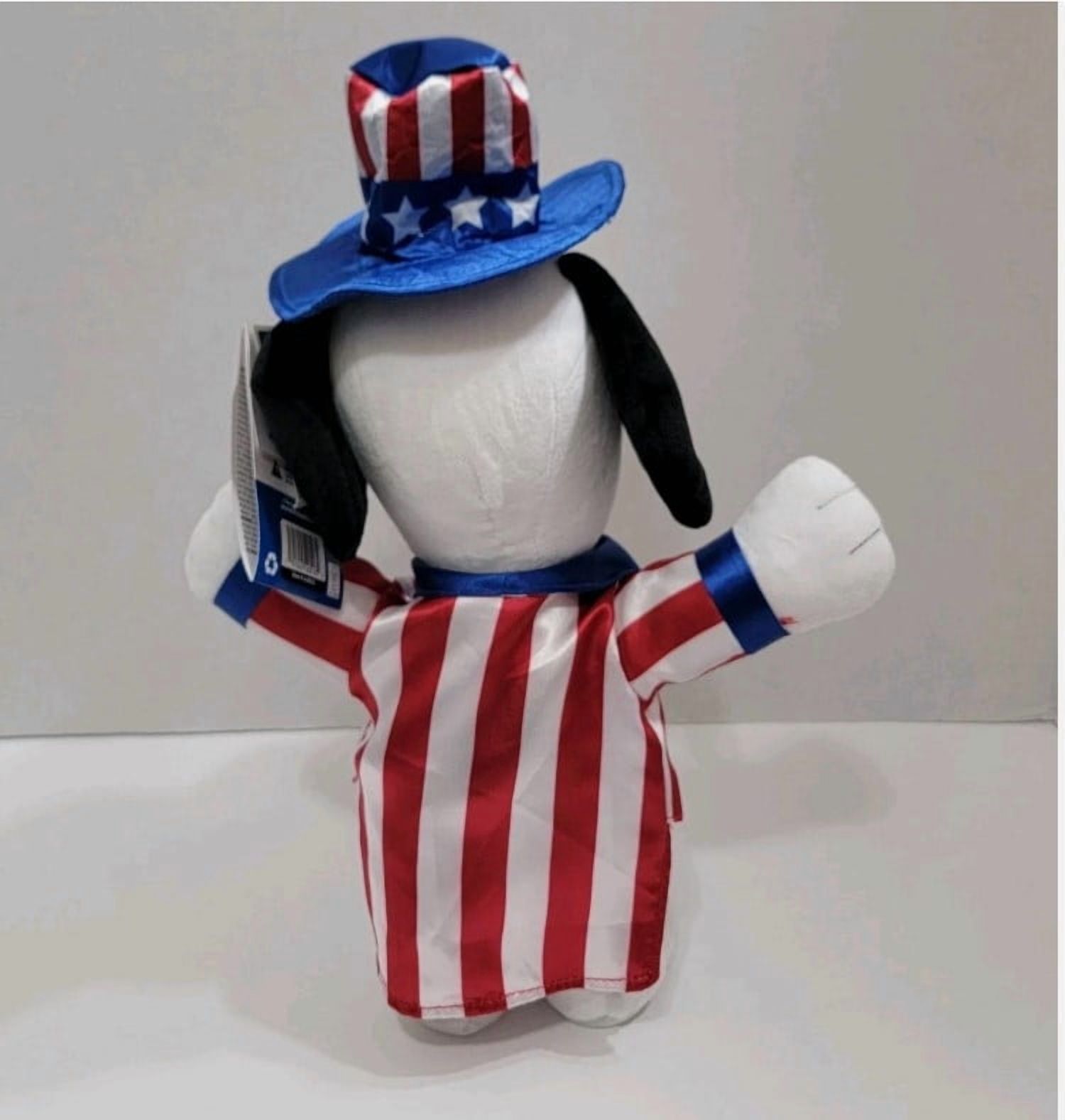 Peanuts Snoopy Animated Side Stepper 16 Inches Plush Patriotic Dancing Musical Sings "Yankee Doodle" 4th of July,