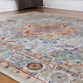 thumbnail image 4 of ARJINCUTE Non Slips Boho Area Rugs 9' x 12', Vintage Large Floor Carpet, Machine Washable, Foldable, No Shedding, 4 of 7