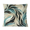 thumbnail image 2 of Designart "Oceanic Whispers" Abstract Printed Throw Pillow, 2 of 5
