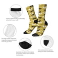 thumbnail image 4 of Balery Horsemen In Horseraces Calcetas Largas con Estampado para Hombre y Mujer – Suaves y Transpirables, Talla Única (US 5-11), 4 of 6