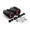 thumbnail image 5 of Rockford Fosgate M2WL-8HB Color Optix Multicolor LED Lighted 8" 2-Way Marine Wake Tower Cans & Horn Speakers 300 Watts RMS / 1200 Watts Peak, Stainless & Sport Grilles, Mounting Hardware- Black (Pair), 5 of 8