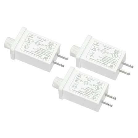 Uxcell 29V 13W LED Power Supply, 3pcs DC Low Voltage Transformer IP44 LED Driver, White