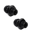 thumbnail image 3 of 2pcs Fuel Line Fitting ORB 6 to AN8 High Strength Black 6061 T6 Aluminum for Most Fluids, 3 of 4