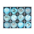 thumbnail image 5 of 12Pcs/Set Christmas Tree Color Ball Shatterproof Bright Color Electroplating Delicate Multi-style Scene Layout Easy Hanging Xmas Party Decor Ball Pendant for Festival, 5 of 8