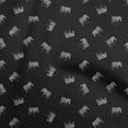 thumbnail image 1 of oneOone Cotton Jersey Black Fabric Wild Craft Projects Decor Fabric Printed By The Yard 58 Inch Wide, 1 of 5