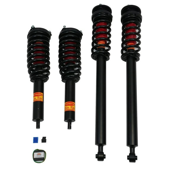 2003-2006 Mercedes-Benz S500 4MATIC Sedan 4-Wheel Air Suspension Conversion Kit With Light Fix (MT14FM)