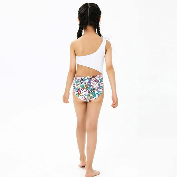 TIMIFIS Toddler Baby Girls Swimsuit One-Piece Swimwear Ruffled