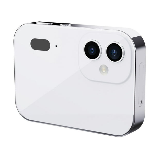Seitruly Cámara HD de máxima resolución de 64MP con soporte de flash incorporado para reproducción de música a través de parlantes Cámaras de vídeo blanco