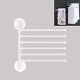 thumbnail image 1 of Towel Racks for Bathroom Swing Out Towel Racks for Bathroom,Kitchen Holder Wall Mounted Towel Bars with Hooks 5-Arm(Green), 1 of 9