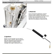 100-240V Small Size Stainless Steel Electrolysis Water Machine Oxy-Hydrogen Flame Generator Water Welder