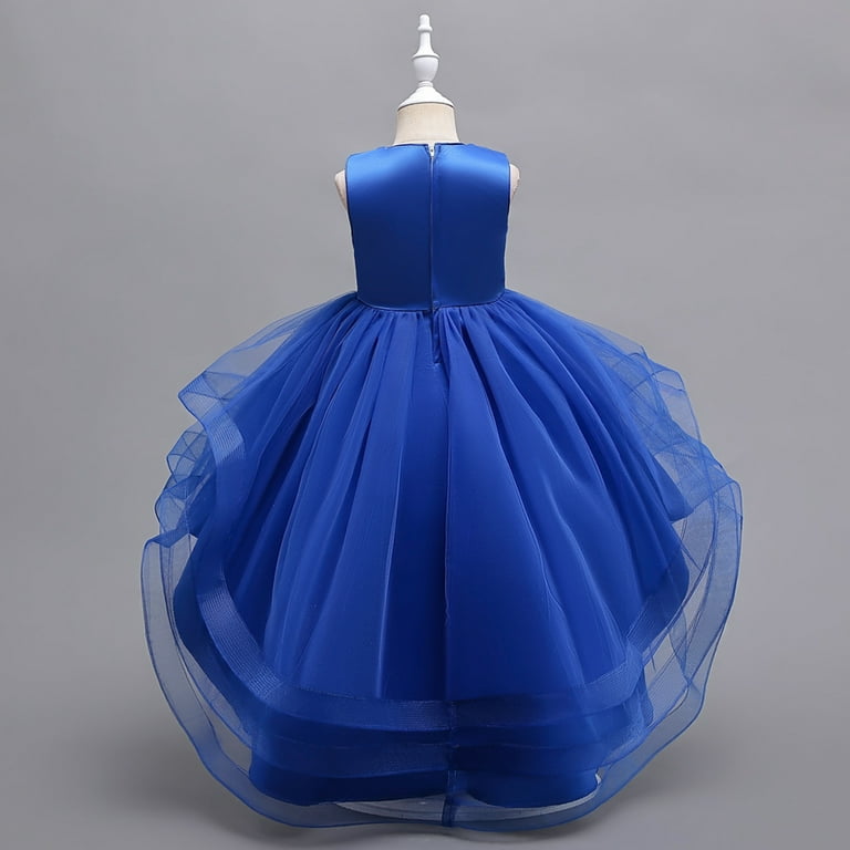 generic princess dress Generic Toddler Pageant Dress Toddlers Kids Girl Summer Sleeveless Flower  Princess Dresses Catwalk Performance Dress for Wedding Birthday Holiday