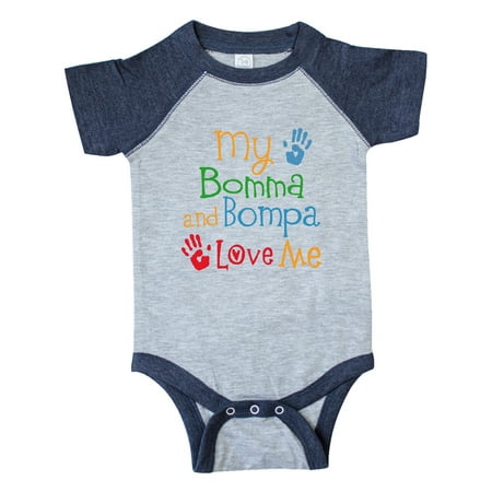 

Inktastic My Bomma and Bompa Love Me Gift Baby Boy or Baby Girl Bodysuit