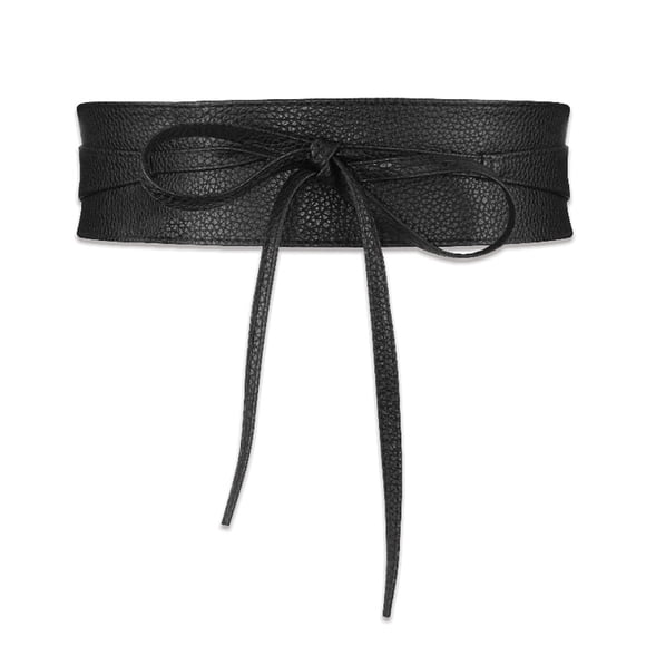 Waist Belt Simple Bowknot Wide Belt Corset Belt Waist Cinch Belt for Women