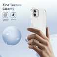 thumbnail image 5 of Compatiable with iPhone 11 Case Clear, Transparent Crystal Shockproof Phone Case, Slim Anti-Scratch Hard PC + Soft TPU Back Protective Cover Bumper Non-Slip Design For iPhone 11, Clear, 5 of 8