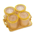 thumbnail image 4 of Bandeja para servir aperitivos Perfecl plato de frutas secas 4 rejillas, 4 of 6