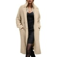 thumbnail image 2 of Women's Warm Winter Coat With Collar Long Sleeve Flannel Lined Anorak Ice Suit plus Size Jacket Rain Coats for plus Size Women Womens Long Winter Coats with Hood Women Vest plus plus Size Sweaters for, 2 of 8
