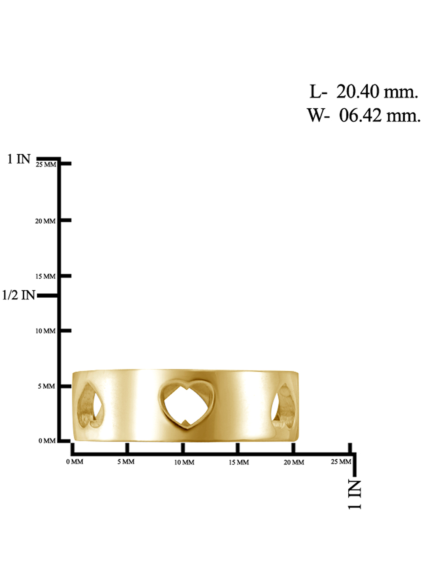 JewelersClub 14K Gold Plated Silver Heart Ring for Women | Dainty 14K Gold Plated Silver Promise Ring For Women | Silver Heart Ring For Women