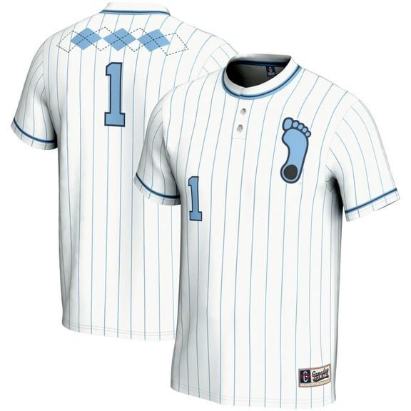 Youth GameDay Greats White #1 North Carolina Tar Heels Lightweight Softball Jersey
