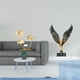 thumbnail image 2 of Estatua De Hojas Para Estantería, Escultura De Hojas De Resina Con Alas Extendidas, Regalo De Cumpleaños O Inauguración De Casa, Adorno Decorativo Para Dormitorio O Escritorio, Decoración, 2 of 8