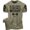 T-Shirt Military Green Branded, variant on Gymish Don’t Debate Just Lift The Weight Workout T-Shirt – Funny Gym Tee for Men, Motivational Lifting Shirt,, Warm Grey, Small