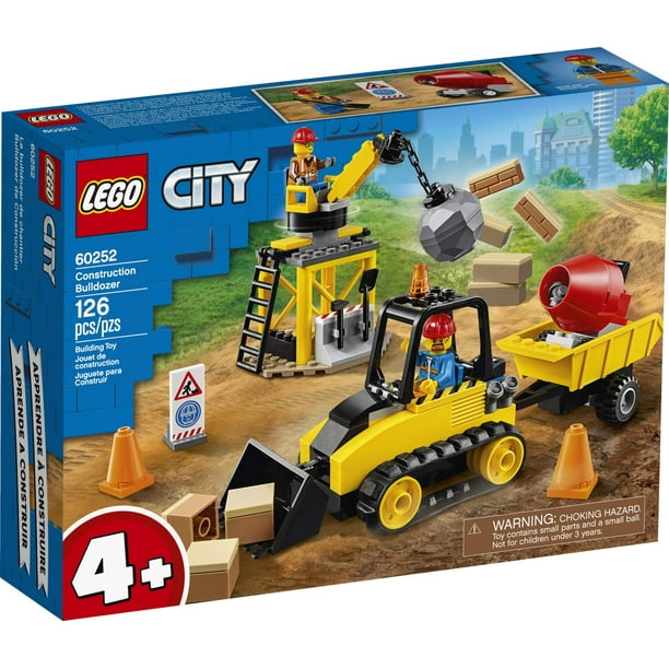 LEGO City Construction Bulldozer 60252 Toy Construction Set, Cool