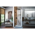 thumbnail image 5 of DreamLine Unidoor 26 in. W x 72 in. H Frameless Hinged Shower Door in Satin Black, 5 of 11
