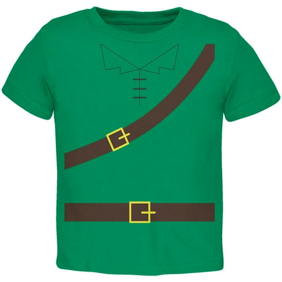 Halloween Robin Hood Costume Kelly Green Toddler T-Shirt - 3T