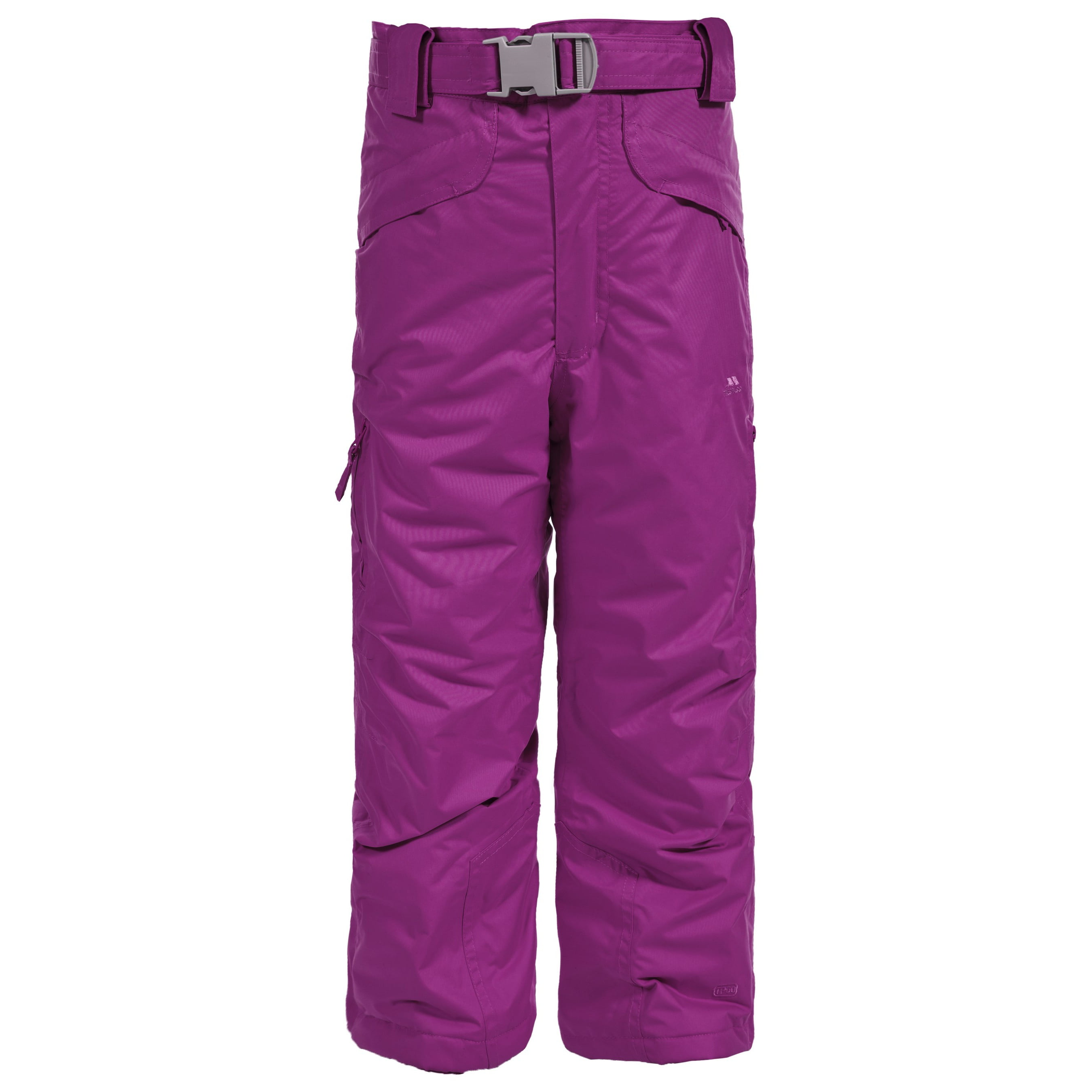 Trespass Kids Unisex Marvelous Ski Pants With Detachable Braces 5/6 Years Black 