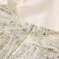 thumbnail image 5 of HONHUZH Women Summer Dresses 2022, Lace Layed Wedding Guest Dresses Solid Sequin Blted Midi Dress, 5 of 8