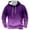 Purple, variant on Goodtrade8 Hooded Winter Sweatshirt for Men Gradient Athletic Drawstring Pocket Long Sleeve Hoodies for Men