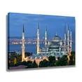 thumbnail image 2 of The Blue Mosque Wall Art Canvas Poster Bedroom Decor Sports Landscape Office Room Decor Gift,Frame-style,12x18inch(30x45cm), 2 of 8