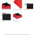 thumbnail image 5 of Picnic TIME Outdoor Picnic Blanket Tote, 59"x51" Foldable Beach & Camping Blanket with Soft Fleece, Water-Resistant Bottom, Adjustable Strap & Zippered Pocket (Black Checkers), 5 of 10