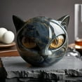 thumbnail image 3 of Luxury Black Cat Sculpture,Elegant Home Décor & Gift-Ready Art Piece, Cats Figurine Decoration, 3 of 6