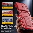 thumbnail image 7 of HCTian for Motorola Moto G Play 2026 Case, Moto G 2026/2025 Case with 2*Screen Protector, Upgrade Slide Camera Cover/Kickstand/Lanyard Strap, Military Grade Heavy Duty Shockproof Protective Case, 7 of 7