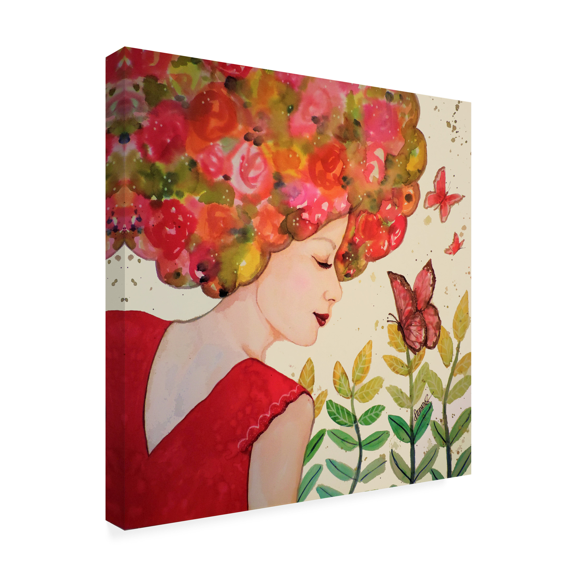 Sylvie Demers 'Pour Toi' Canvas Art