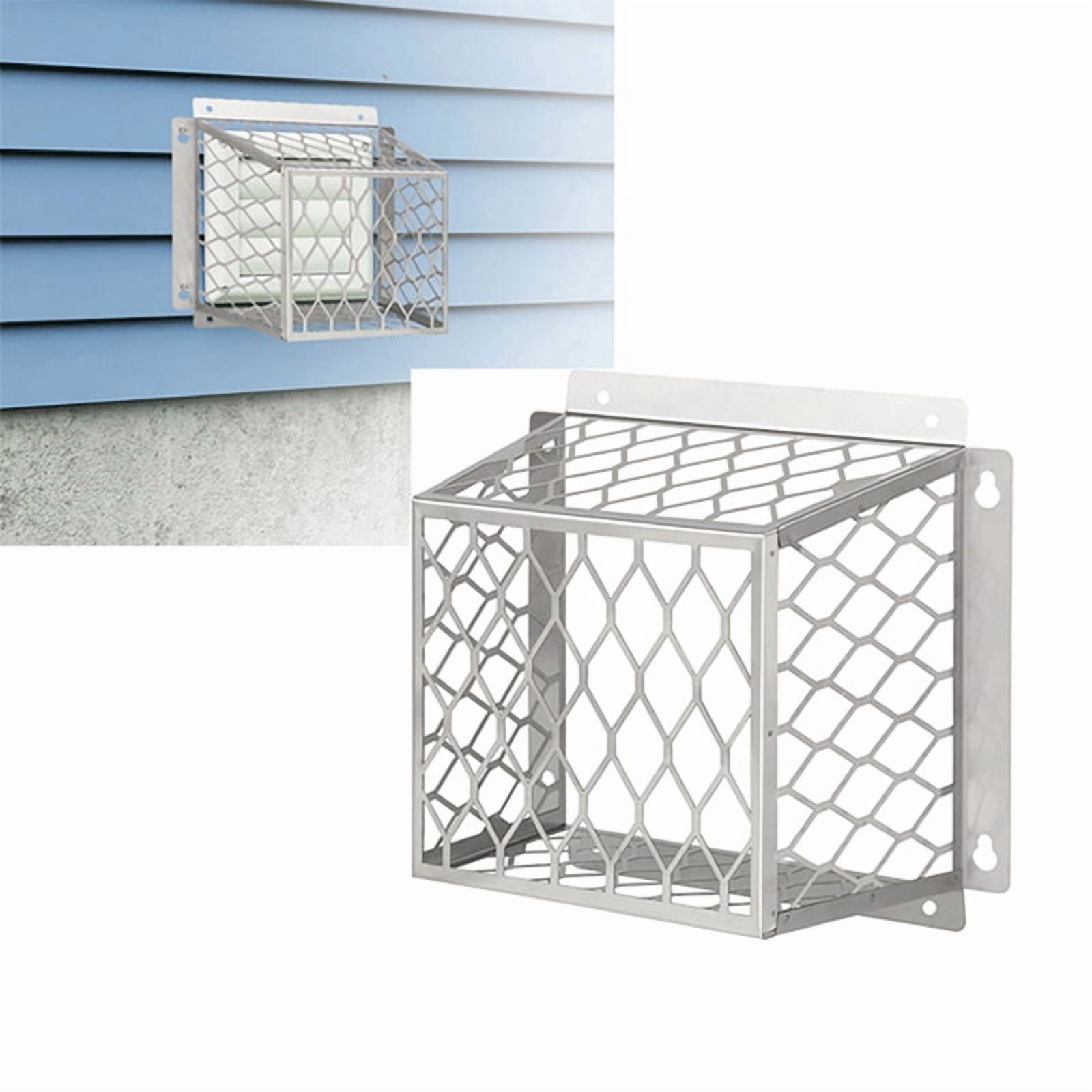 2X Dryer Exhaust Guard Vent Cover,Dryer Vent Bird Guard for 3 to 4 Inch Fan Cover, Stainless Steel Ventilation Bird Cage