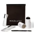 thumbnail image 1 of MADLUVV Kit de sellos para cejas con plantillas para cejas - Moldeador de cejas fácil para cejas de aspecto natural - Kit de plantillas para cejas popular utilizado por profesionales - Bolsa de viaje, 1 of 5