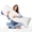 White-1, variant on Parojati 20×54 inch Long Body Pillow for Adults - Firm Body Pillow Insert with Shredded Blue Memory Foam, Adjustable Height, Soft Support for Side Sleeping, Pregnant Women, Washable ( Grey)