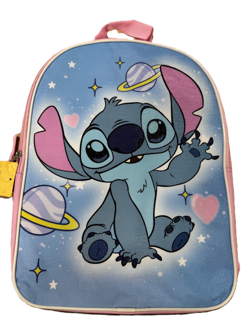 Mochila infantil de Stitch, 15 pulgadas, ligera, para niñas, con asa superior (sin bolsillo lateral) 2