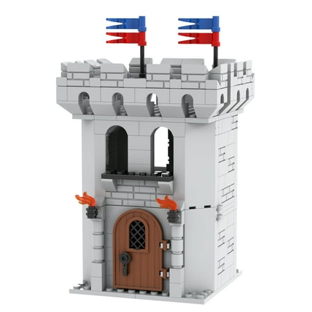 MOOXI Medieval Knights Watchtower Building Set,Classic Creative Building Blocks Children Kit,Gifts for Kids(331pcs)