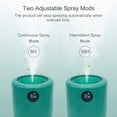 thumbnail image 4 of Portable Cool Mini Humidifier, 500ml Personal Desktop Humidifier,2000mAh Battery With Digital Display, Night-Light Cool Mist Humidifier for Bedroom,Office，Travel(Mute, 2 Mist Modes), 4 of 6