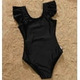 thumbnail image 2 of Styles I Love Mommy and Me Ruffle One Piece Swimsuit Black Matching Family Bathing Suit Beach Pool Swimwear (Girl, 4-5 Years), 2 of 5
