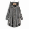 thumbnail image 4 of European and American button hooded cat ears plush top, 4 of 9